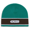 CCS Icon Skully Beanie - Green/Brown