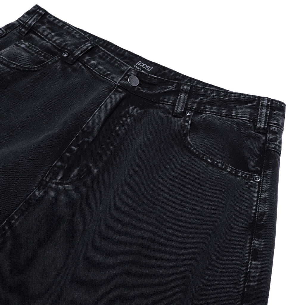 CCS Baggy Taper Denim Jeans - Acid Black