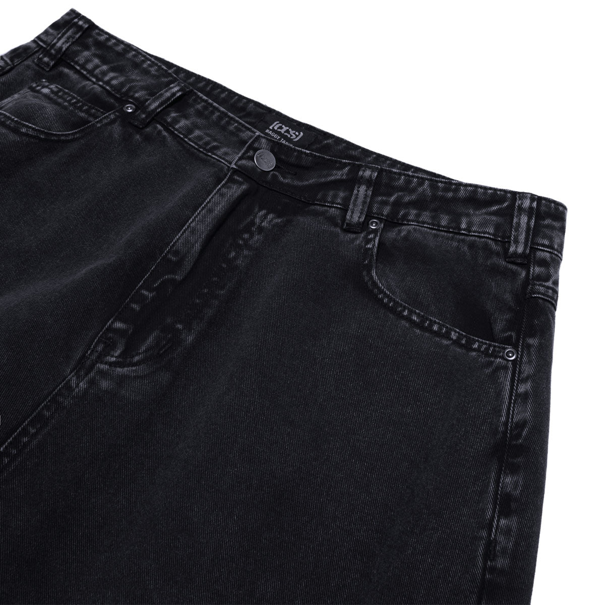 CCS Baggy Taper Denim Jeans - Acid Black