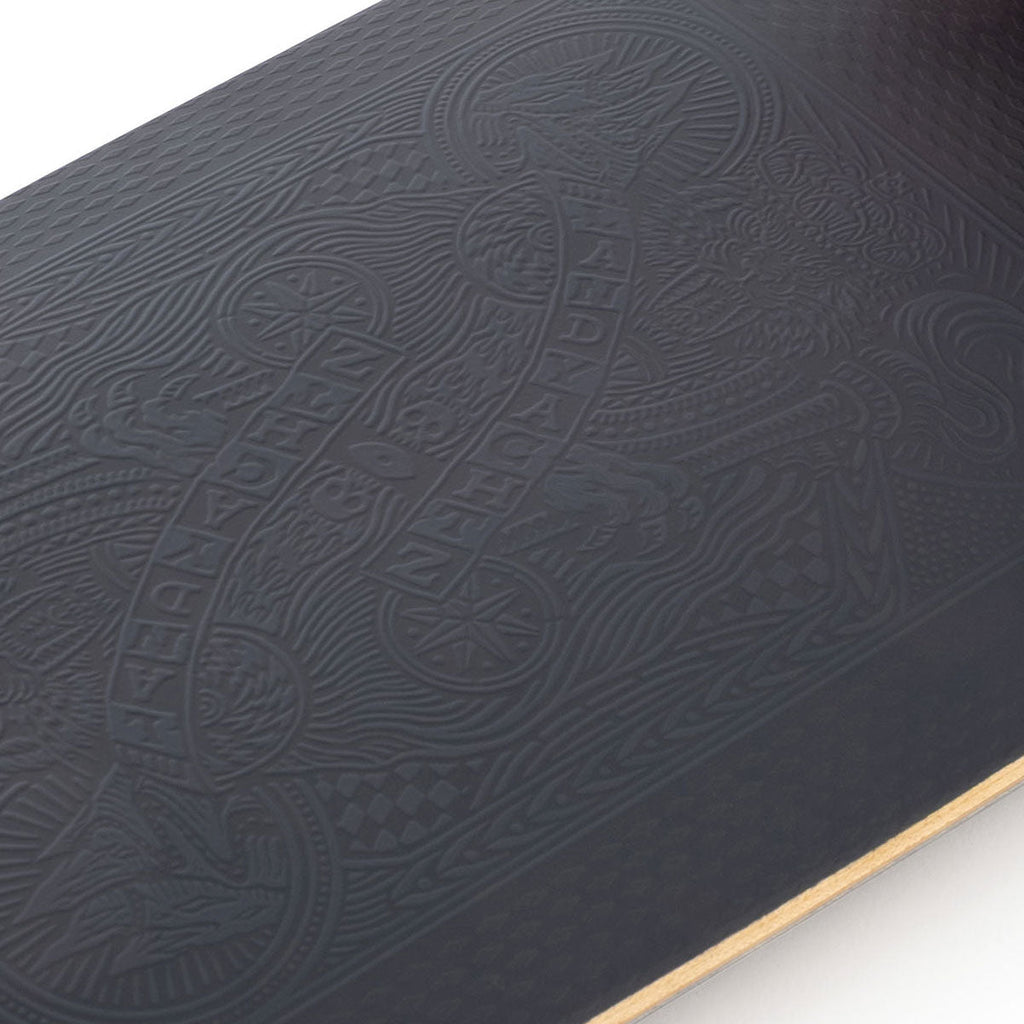 Landyachtz Dinghy Coffin Stealth Card Longboard Cruiser Deck