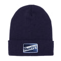 Shorty's OG Logo Cuffed Beanie - Navy/Navy