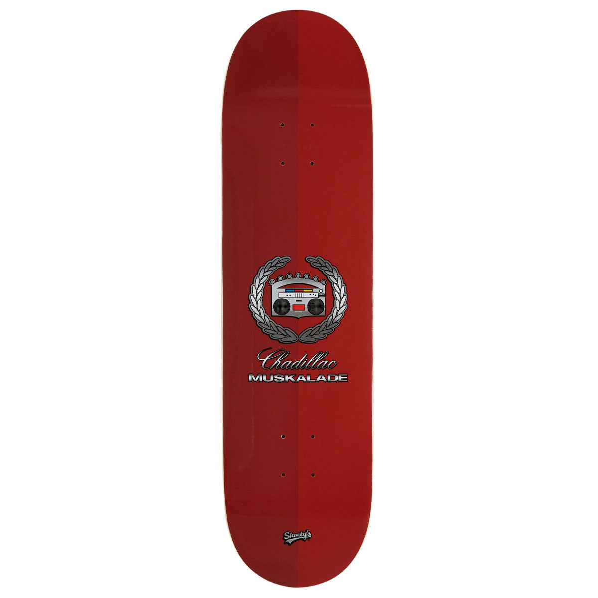 Shorty's Muskalade Skateboard Deck - Red - 8.25"