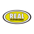 Real Staple Oval MD Sticker - Yellow