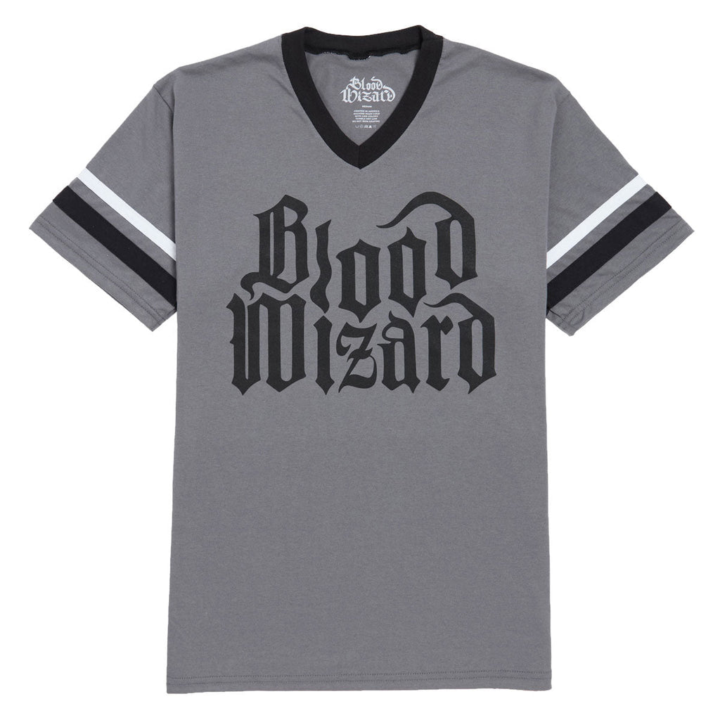 Blood Wizard Outer Realm Stripe T-Shirt - Graphite