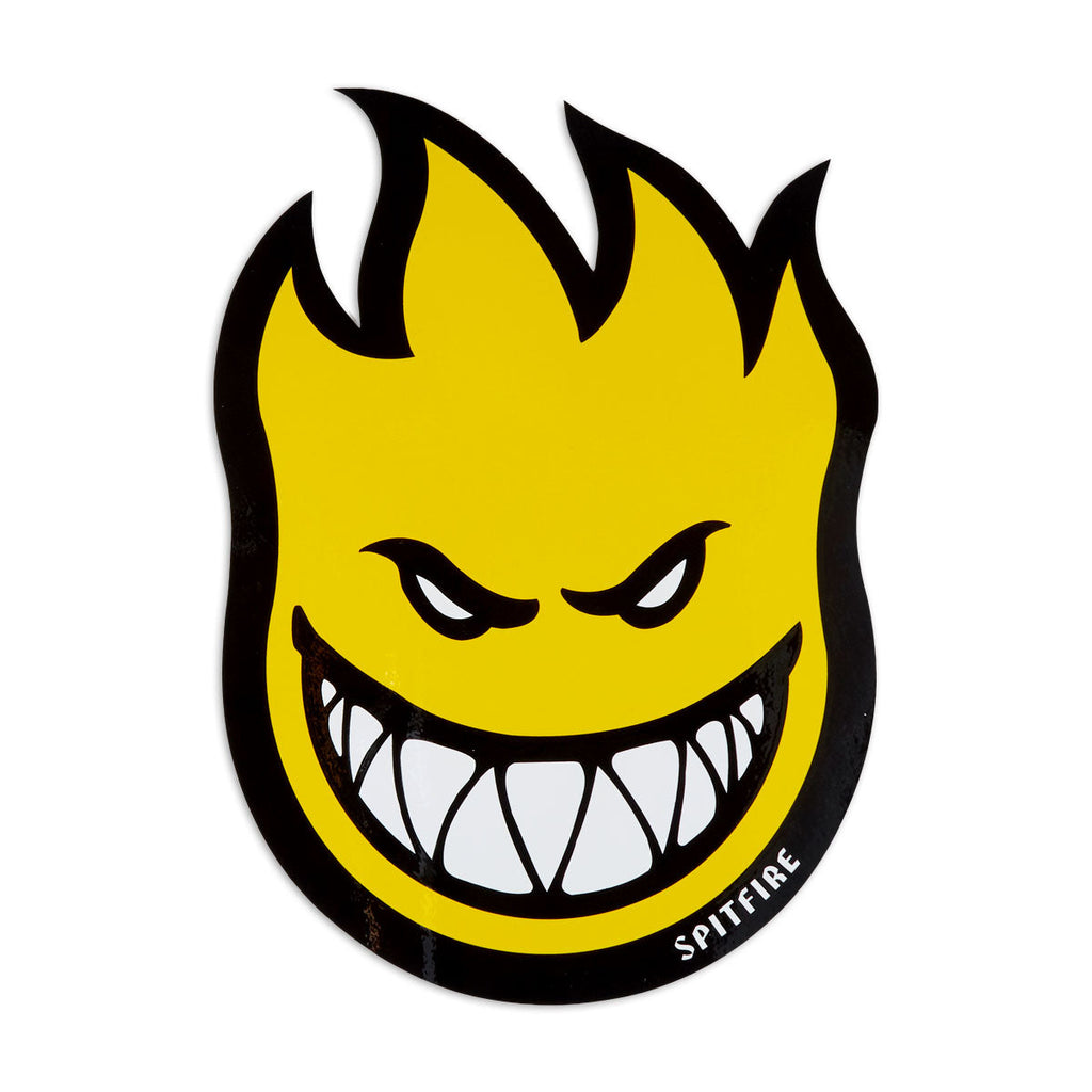 Spitfire Bighead LG Sticker - Yellow