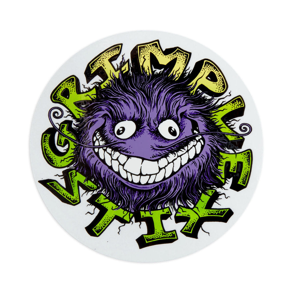 Anti-Hero Grimple Stix Round MD Sticker - Purple