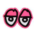 Krooked Eyes Di-Cut LG Sticker - Pink