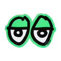 Krooked Eyes Di-Cut LG Sticker - Green