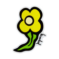 Krooked Wild Style Flowers Die-Cut MD Sticker - Yellow