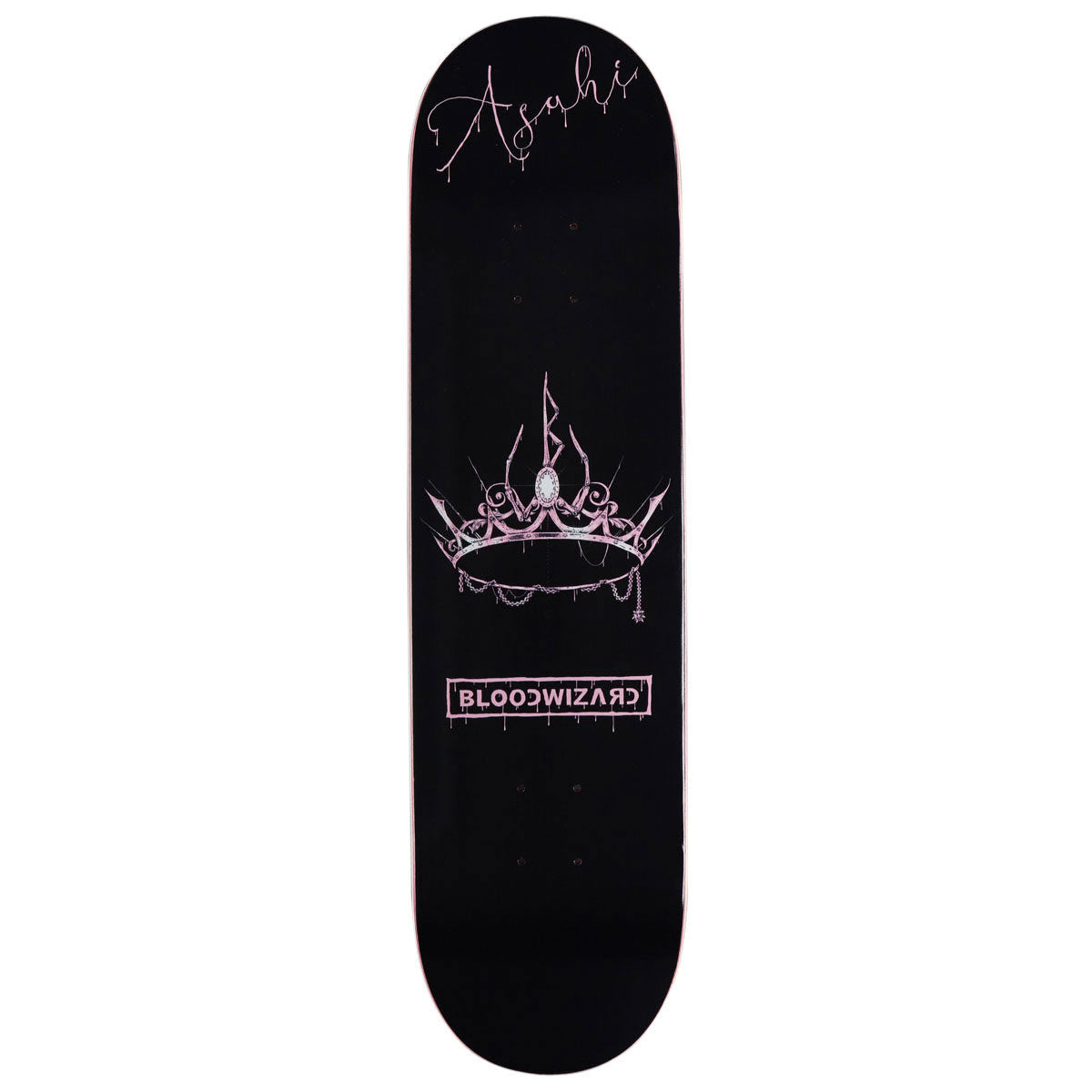 Blood Wizard Asahi Crown Skateboard Deck - 8.00"