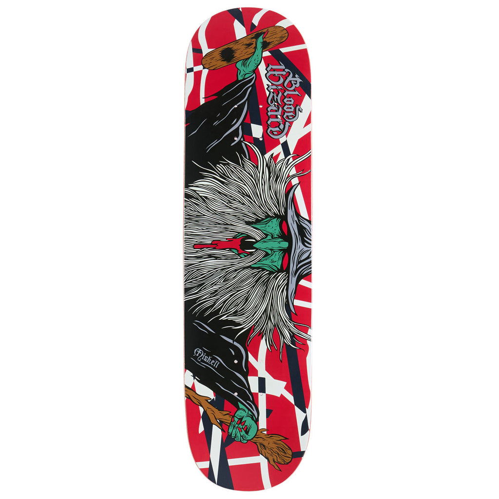Blood Wizard Flying Wizard Miskell Skateboard Deck - 8.370"