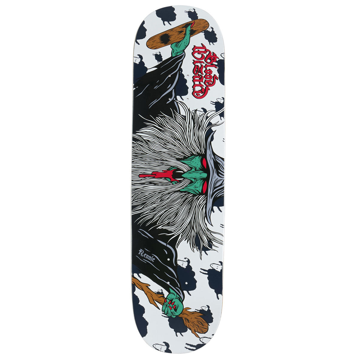 Blood Wizard Flying Wizard Rennie Skateboard Deck - 8.50"