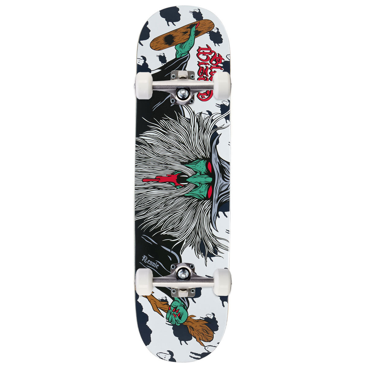 Blood Wizard Flying Wizard Rennie Skateboard Complete - 8.50"