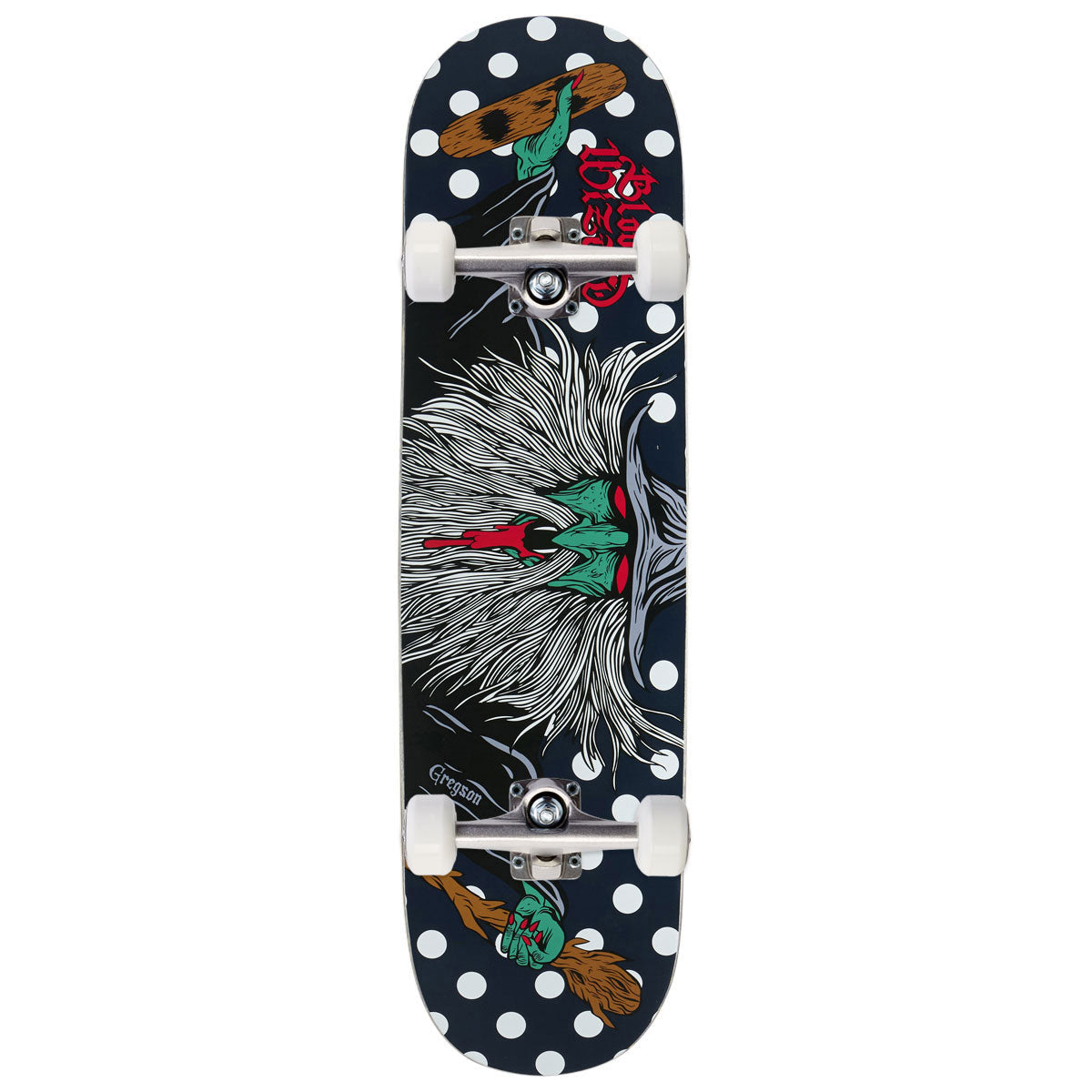 Blood Wizard Flying Wizard Gregson Skateboard Complete - 8.60"