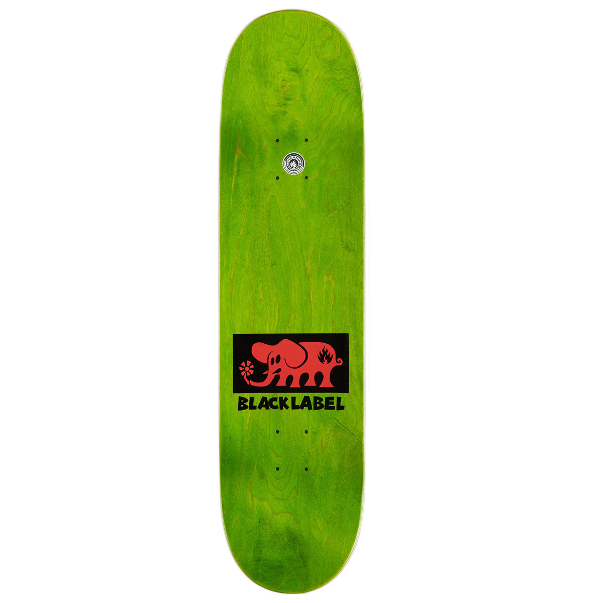 Black Label Elephant Block Skateboard Complete - Red - 8.25"