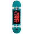Black Label Elephant Block Skateboard Complete - Red - 8.25"
