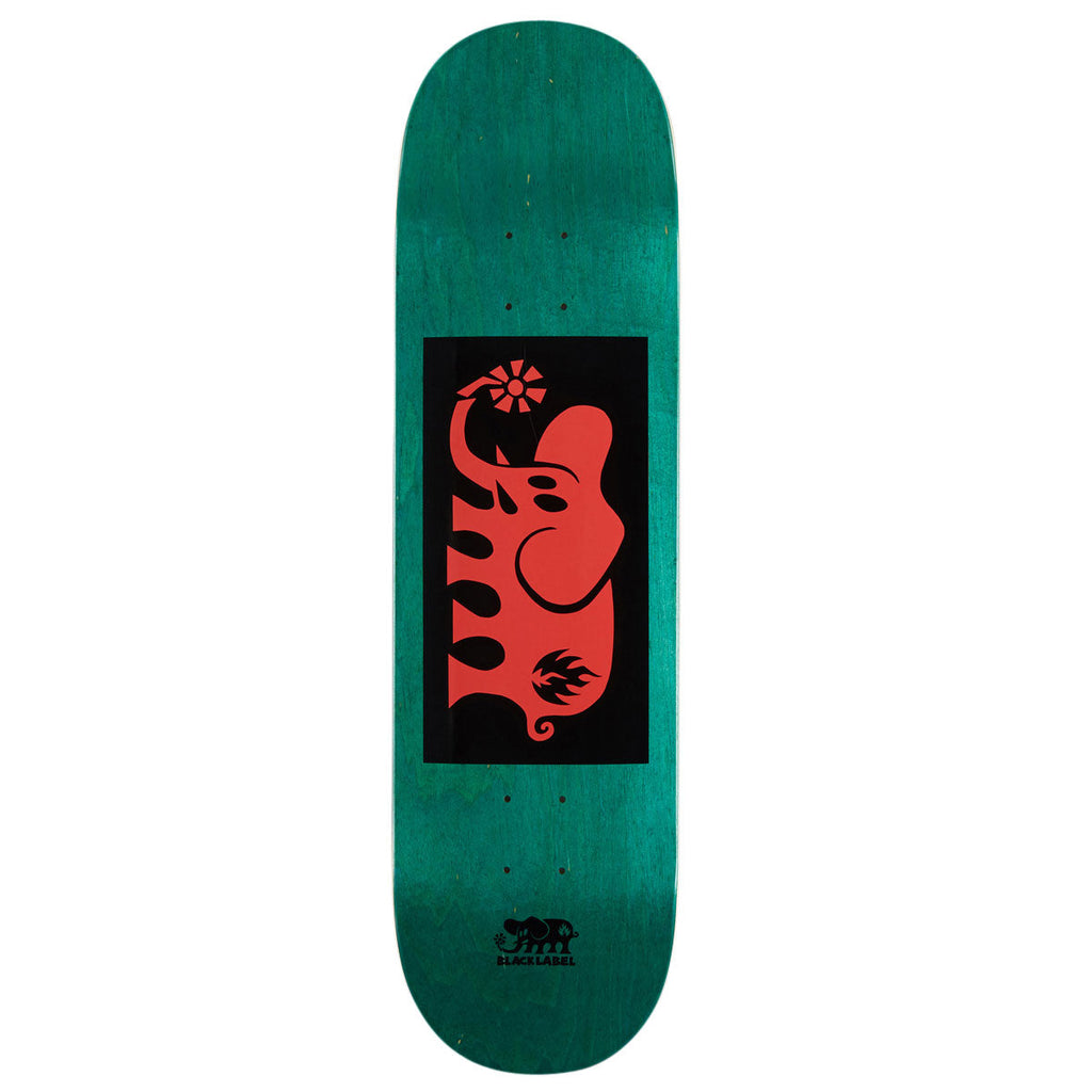 Black Label Elephant Block Skateboard Deck - Red - 8.50"