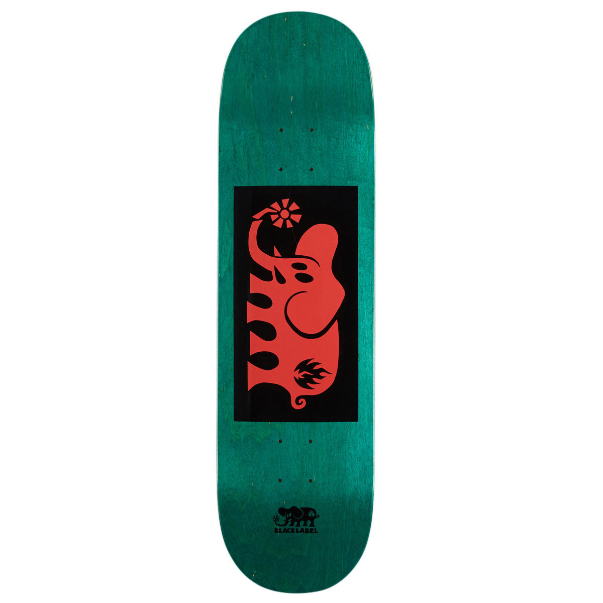 Black Label Elephant Block Skateboard Deck - Red - 8.50"