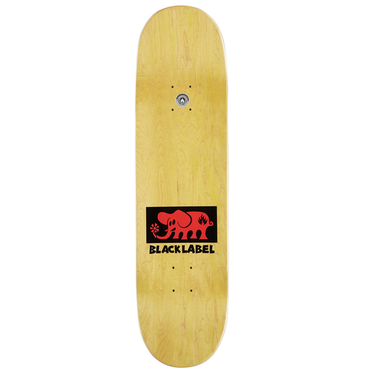 Black Label Elephant Block Skateboard Deck - Red - 8.50"