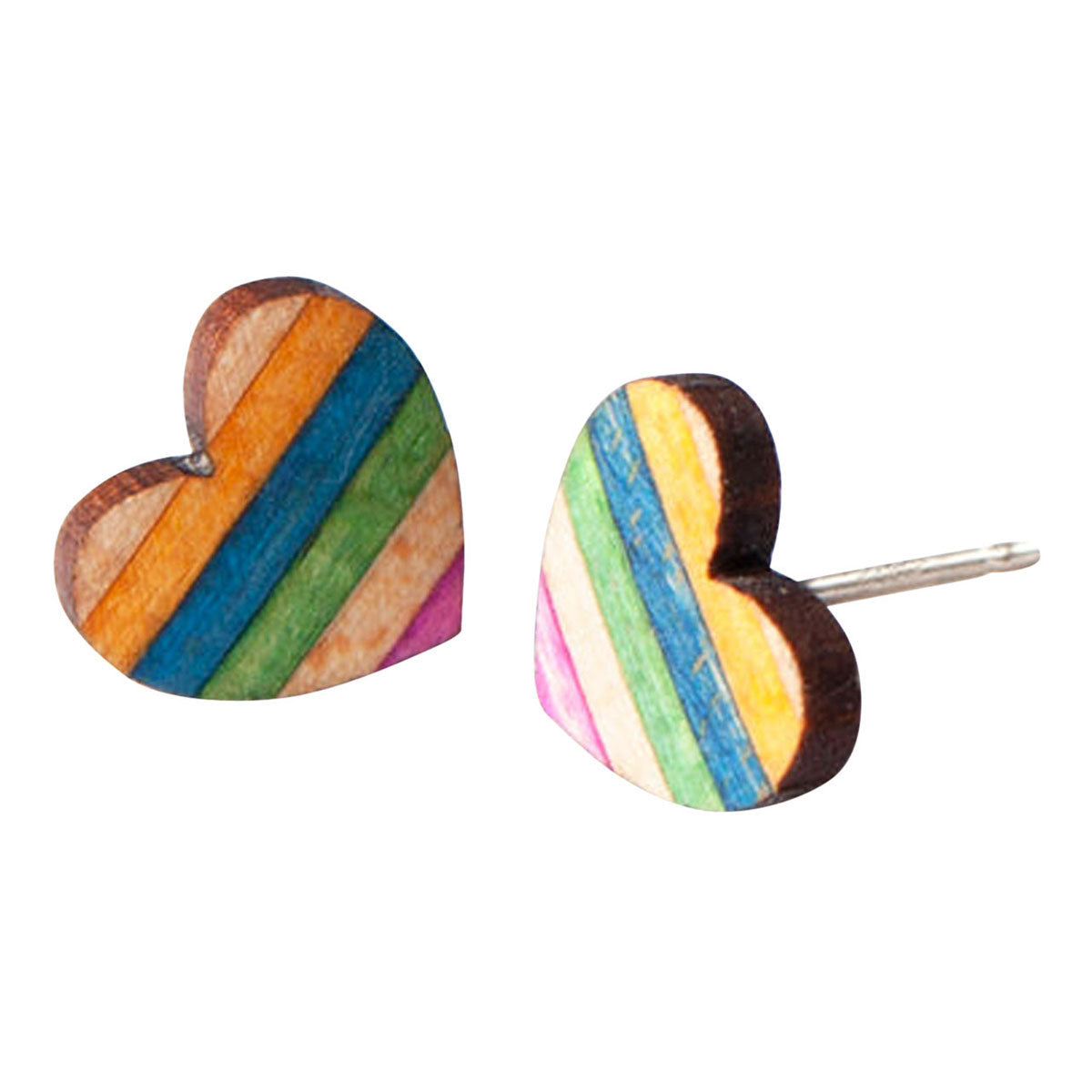 MapleXO Classic Stud Earrings - Heart