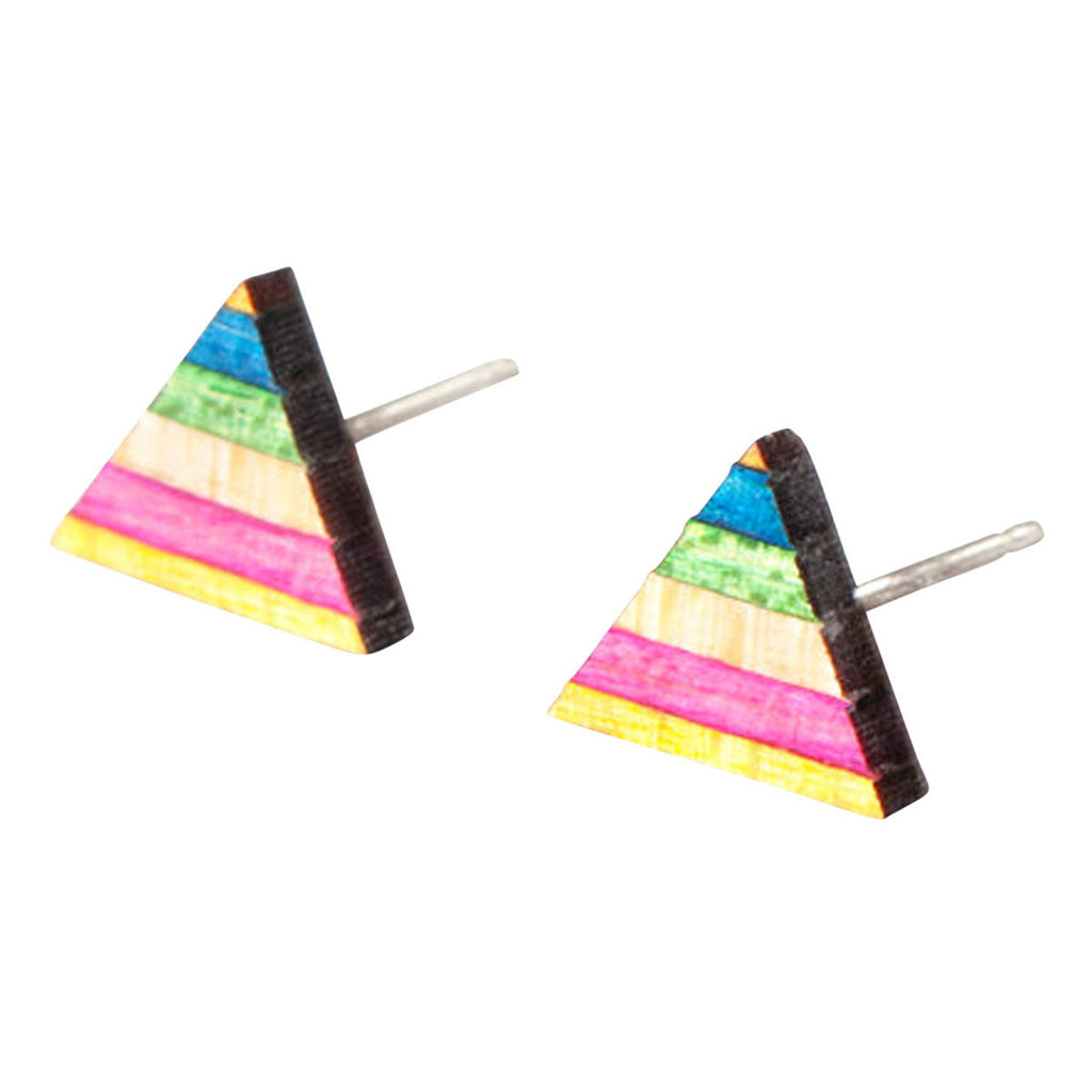 MapleXO Classic Stud Earrings - Pyramid