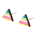 MapleXO Classic Stud Earrings - Pyramid