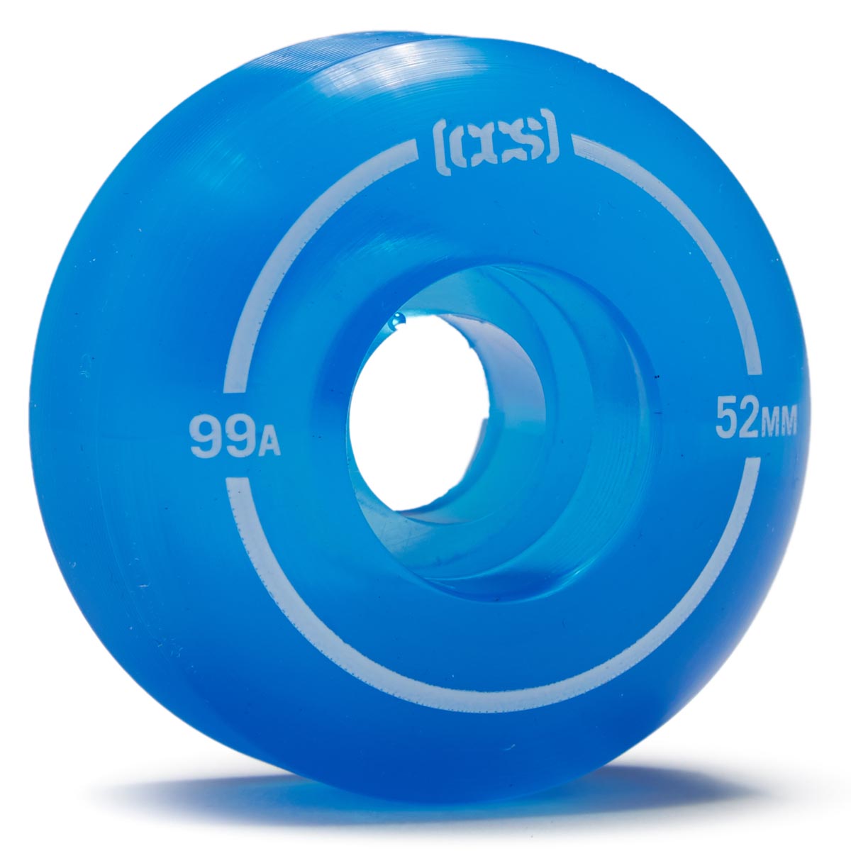 CCS Clear 99a Skateboard Wheels - Blue - 52mm