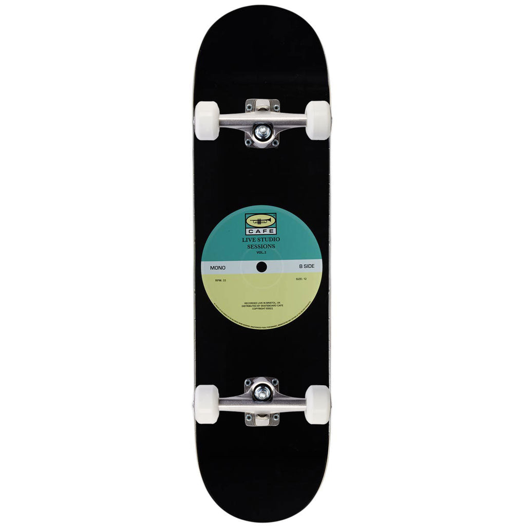 Cafe 45 Retro Edition Skateboard Complete - Teal/Cream - 8.125"
