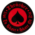 Thrasher Oath Sticker - Black/Red