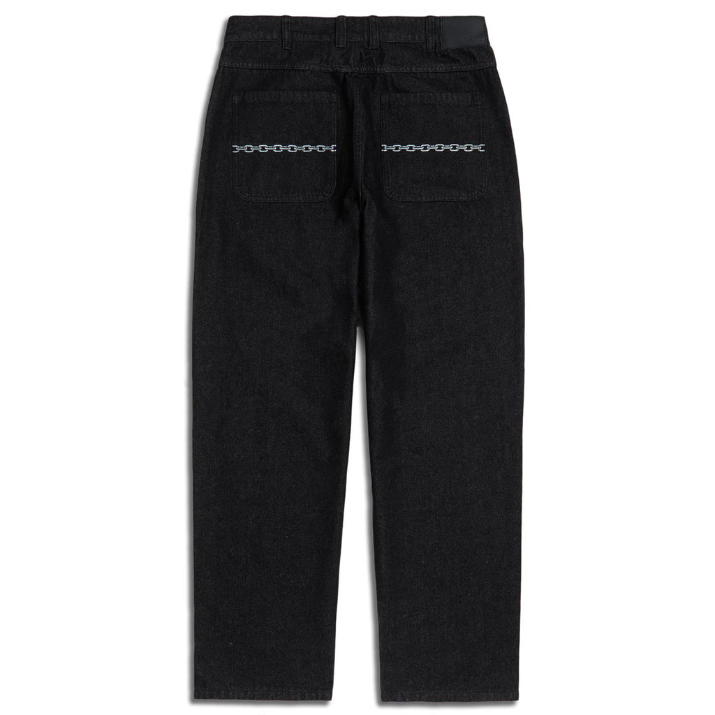 CCS Baggy Taper Denim Jeans - Chain Black