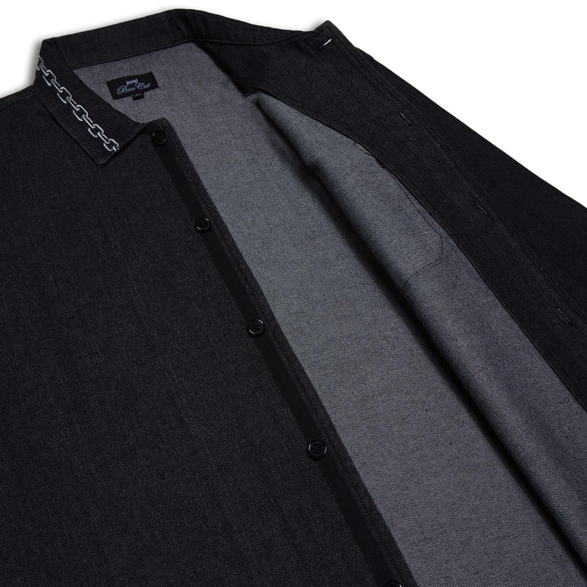 CCS Box Denim Shirt - Chain Black