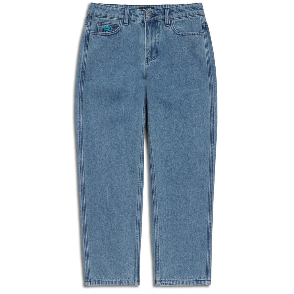 CCS Youth Baggy Taper Denim Jeans - Medium Blue