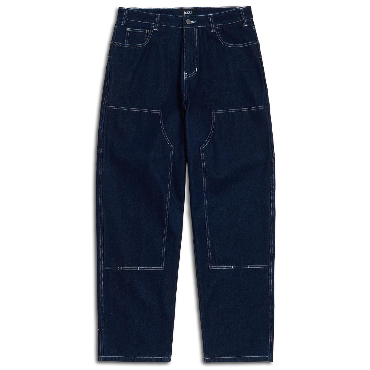 CCS 4x4 Reinforced Baggy Taper Denim Jeans - Overdyed Navy