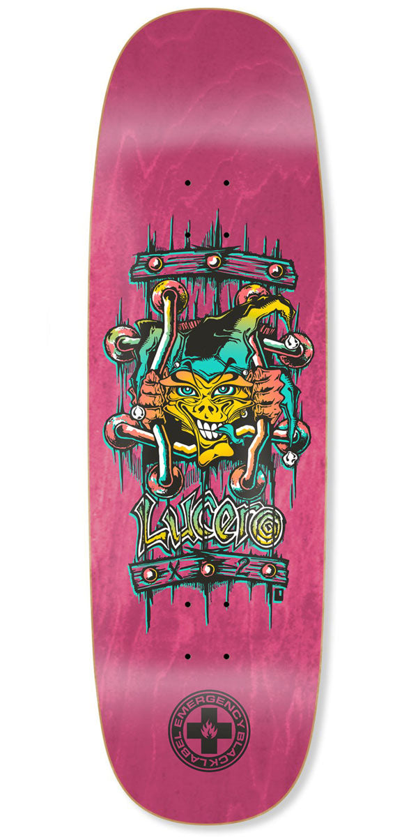 Black Label John Lucero X2 Tugboat Shape Skateboard Deck - 9.50"