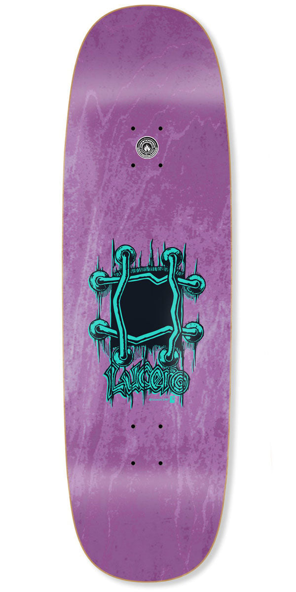 Black Label John Lucero X2 Tugboat Shape Skateboard Complete - 9.50"