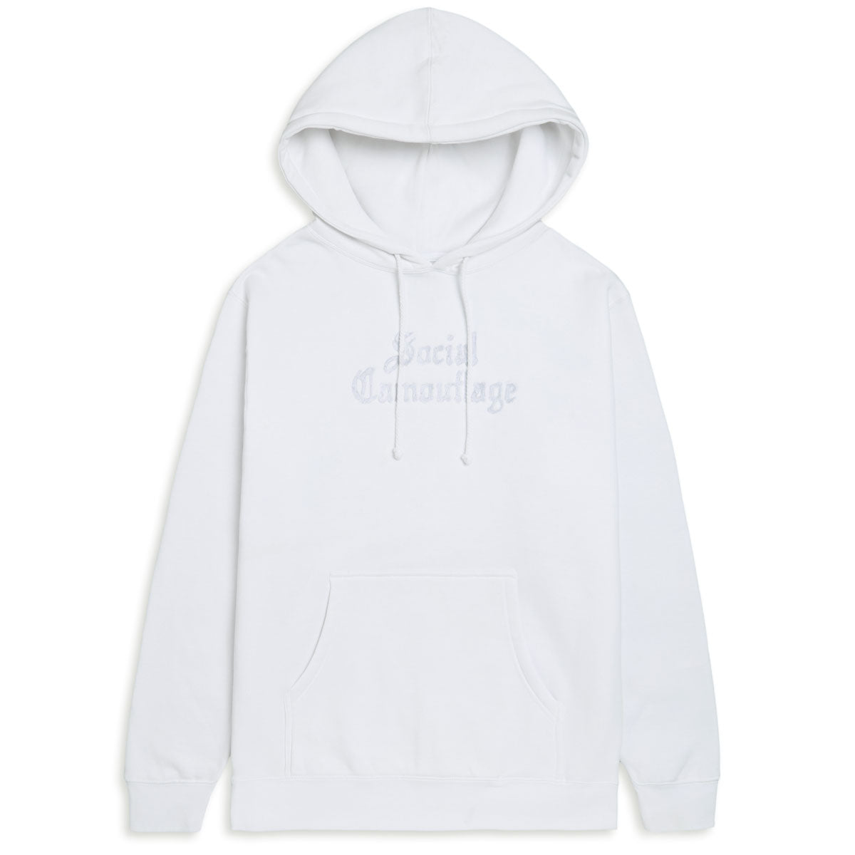 CCS Social Camouflage Embroidered Hoodie - White