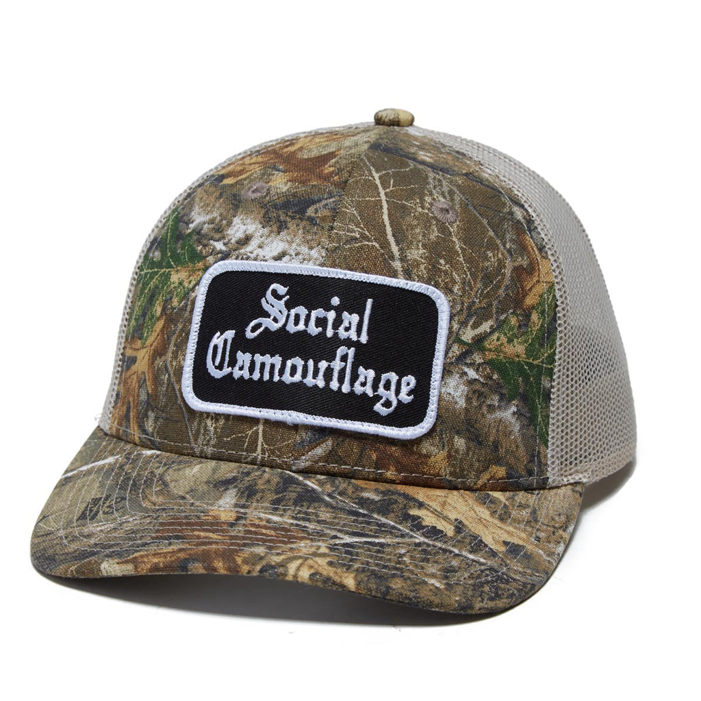 CCS Social Camouflage Patch Trucker Hat - Edge