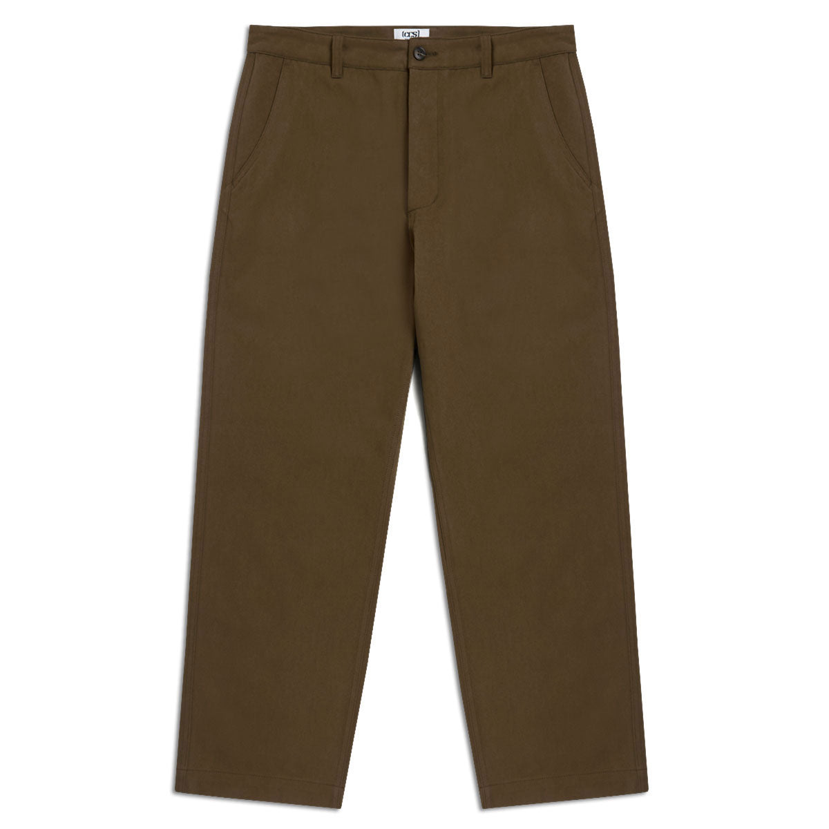 CCS Wide Leg Chino Pants - Brown