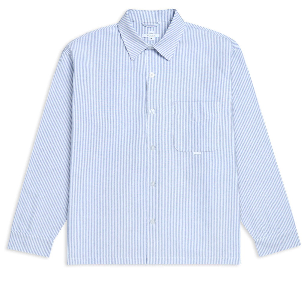 CCS Box Oxford Shirt - Blue Stripe