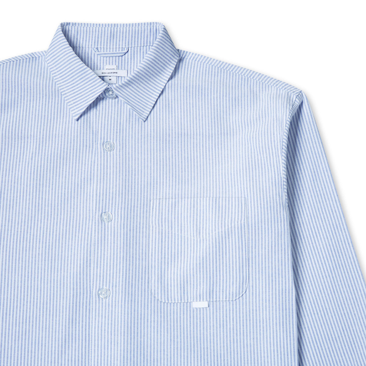 CCS Box Oxford Shirt - Blue Stripe