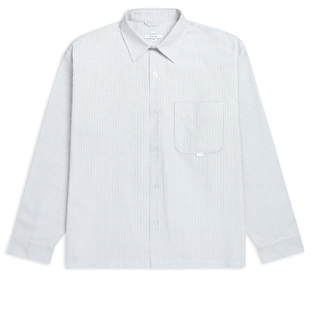 CCS Box Oxford Shirt - Grey Stripe