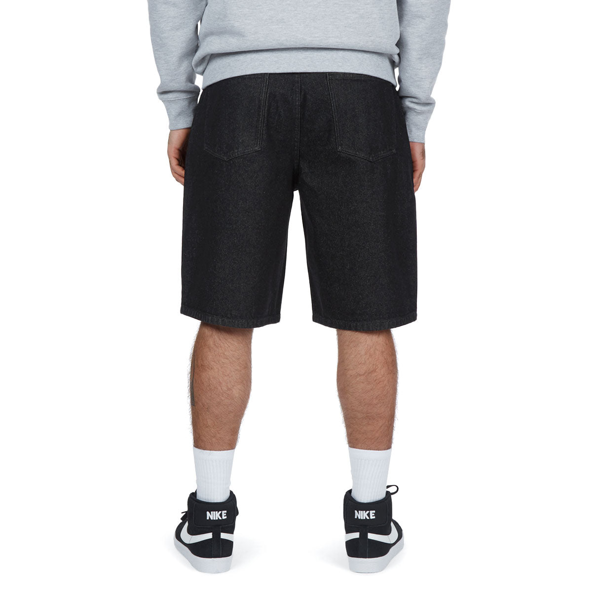 CCS 97 Star Denim Shorts - Acid Wash Black
