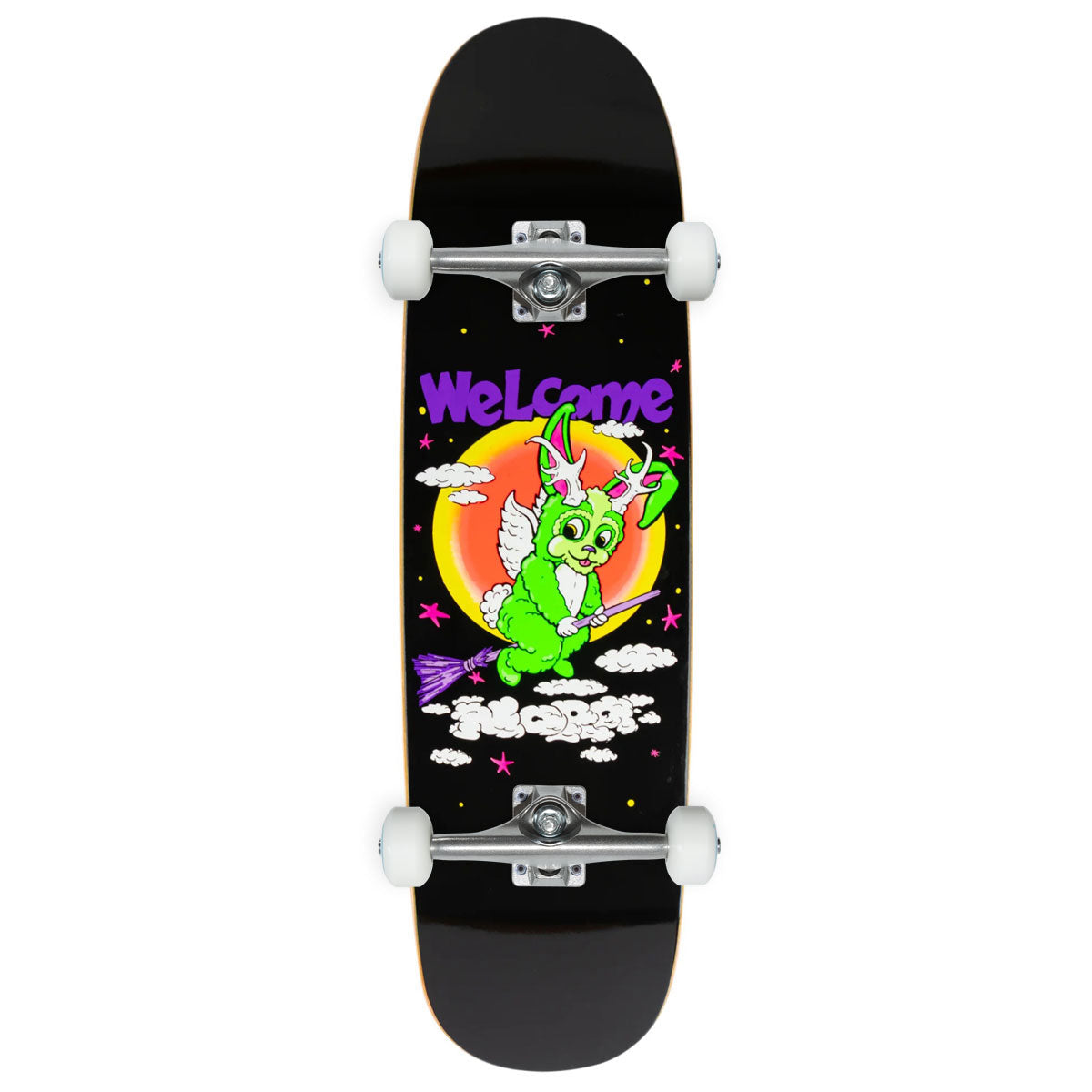 Welcome Full Moon Nora On A Sphynx Skateboard Complete - Black - 8.80"