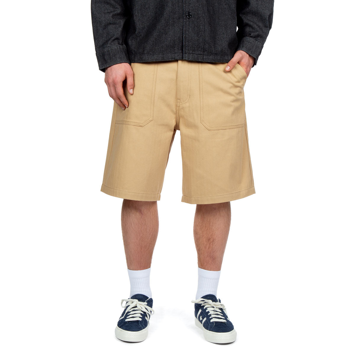 CCS Surplus Herringbone Shorts - Khaki