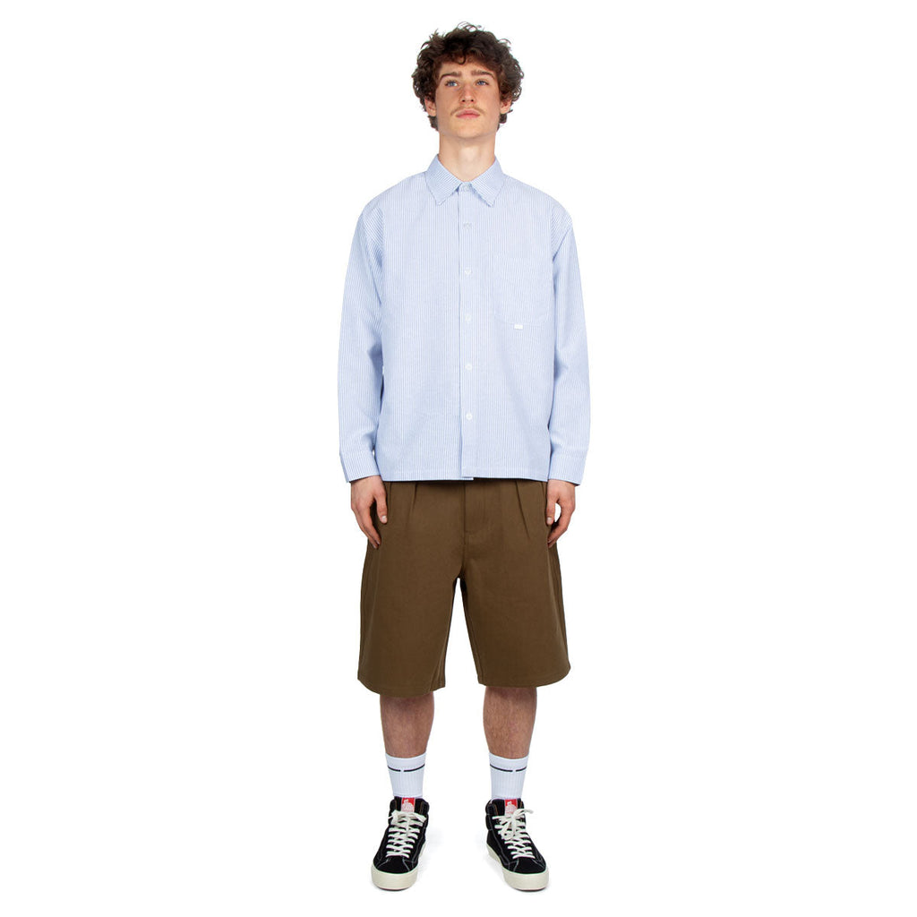 CCS Pleated Chino Shorts - Brown