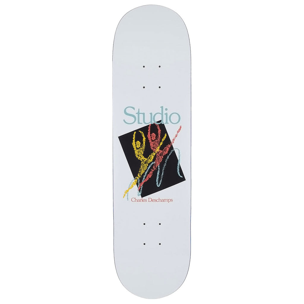 Studio Deschamps Grand Jeté Skateboard Deck - White - 8.25"