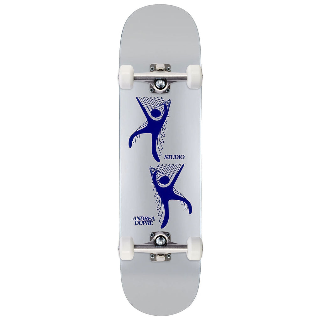 Studio Dupre Body Roll Skateboard Complete - Silver - 8.25"