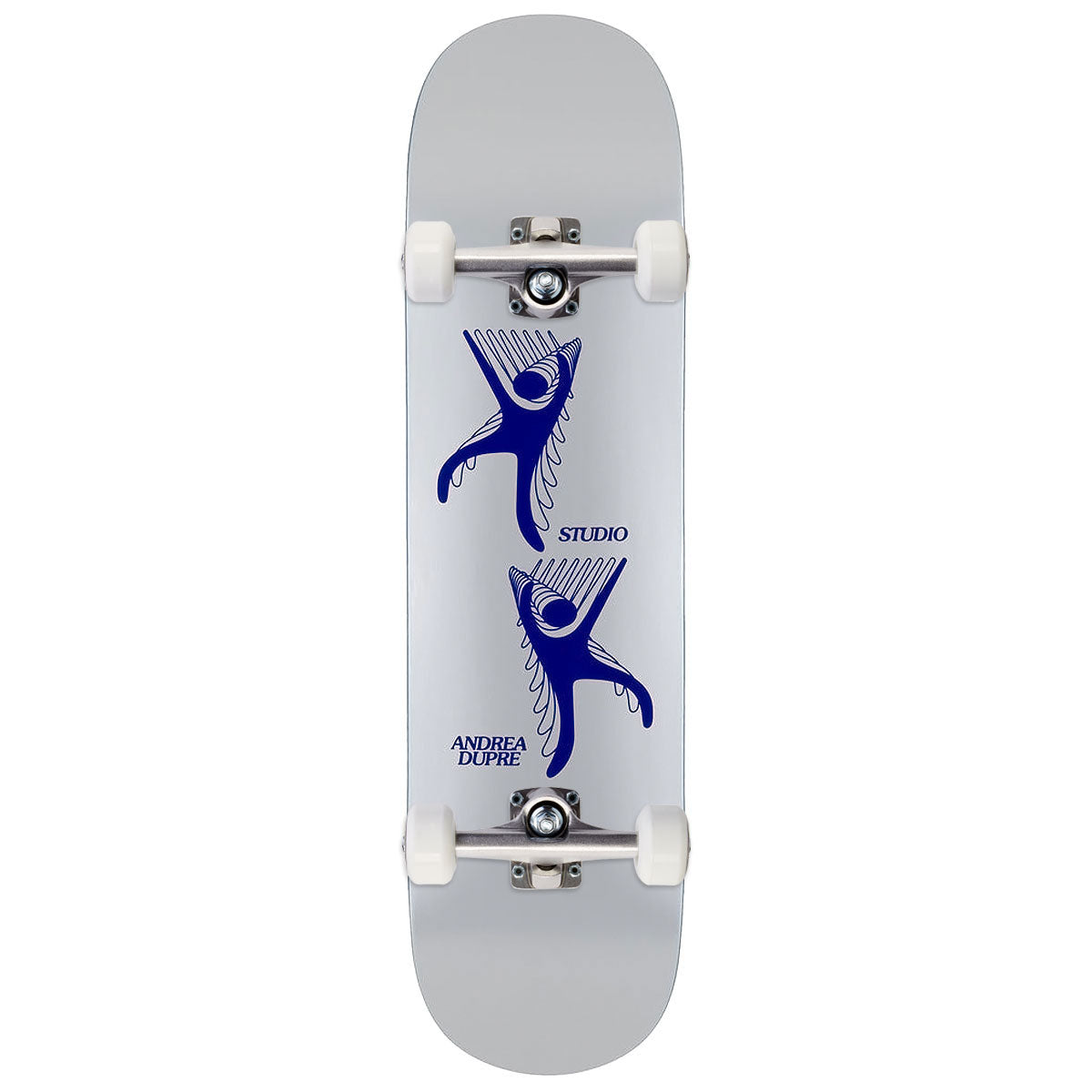 Studio Dupre Body Roll Skateboard Complete - Silver - 8.25"