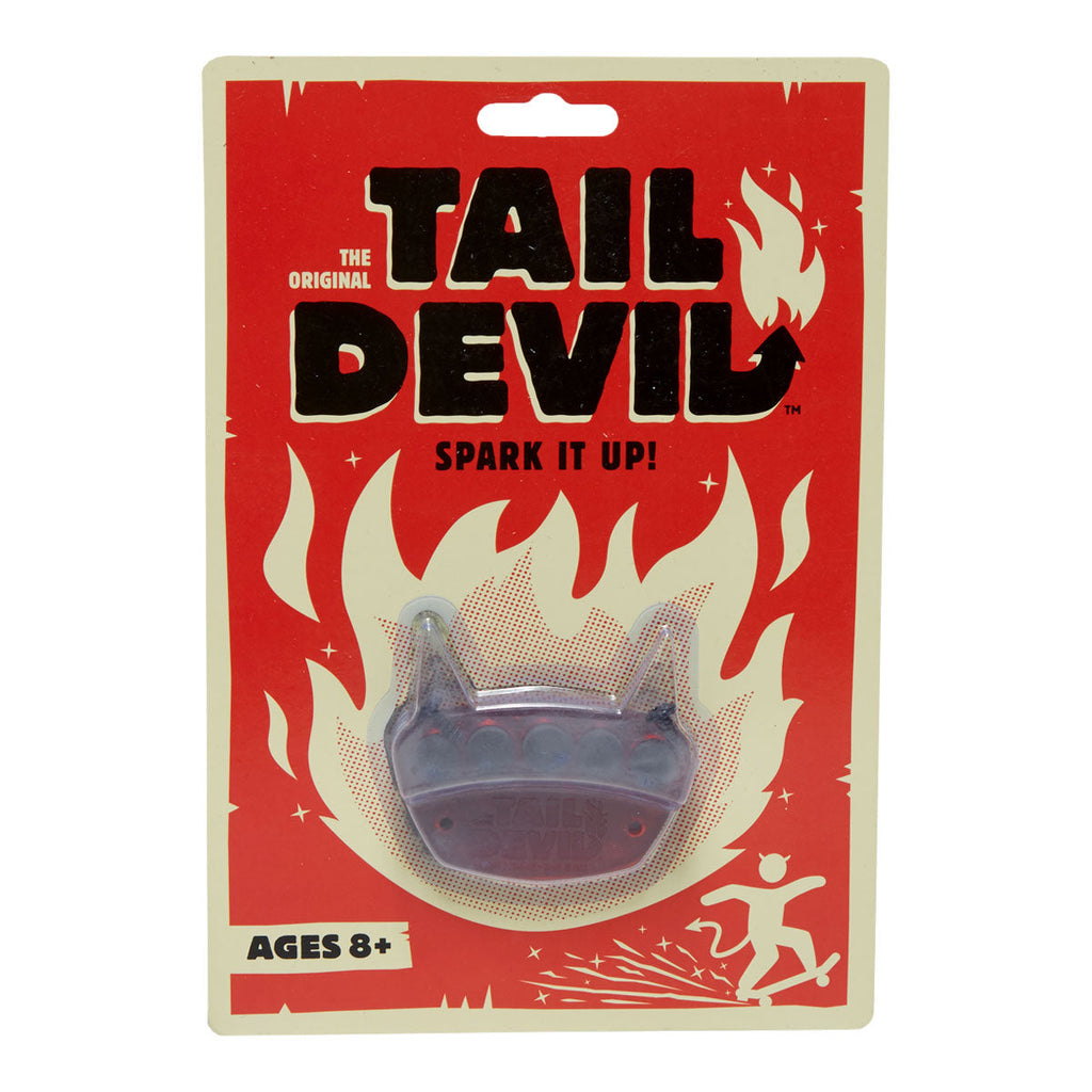 Tail Devil Skateboard Spark Plate - Red