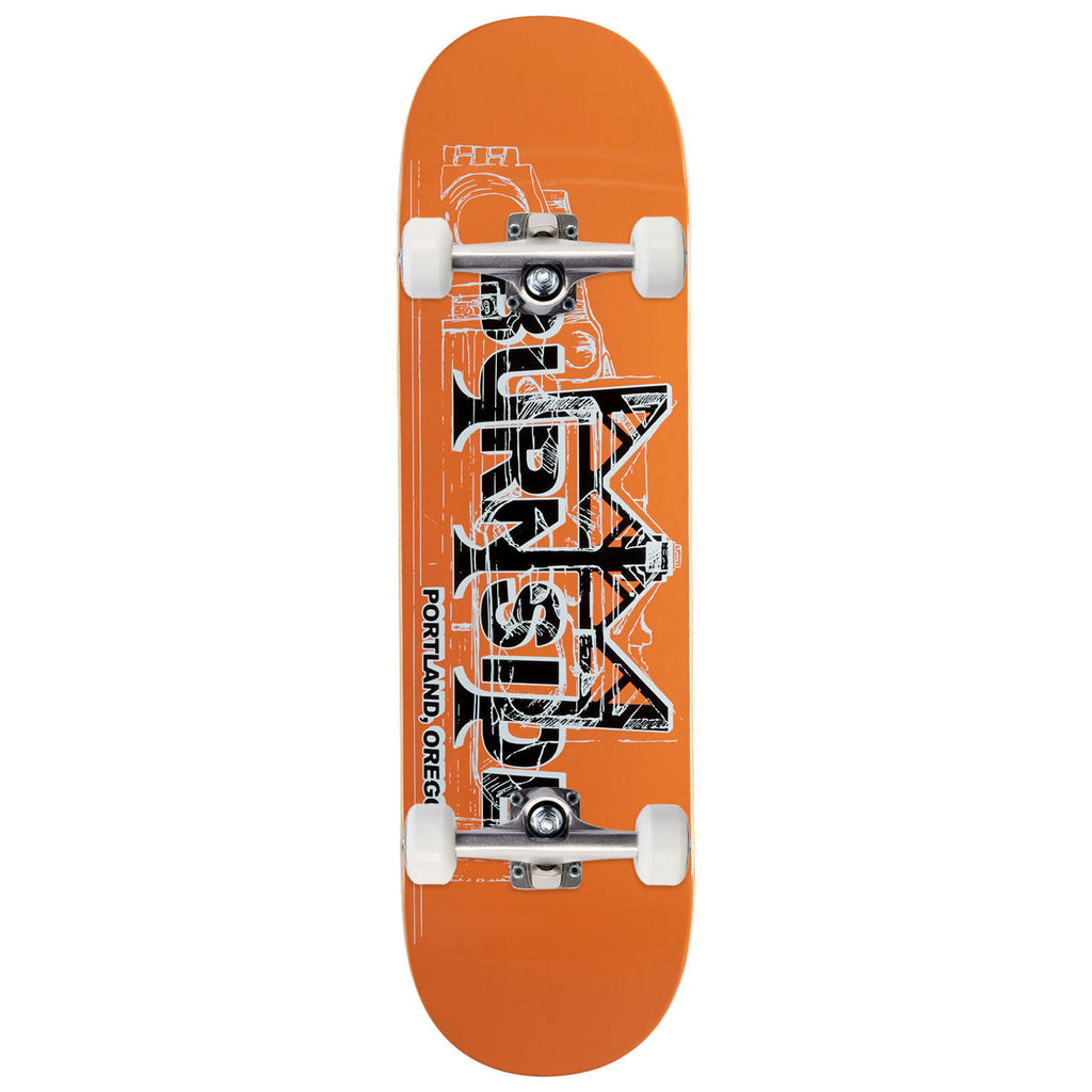 Burnside Bridge Skateboard Complete - Orange - 9.00"